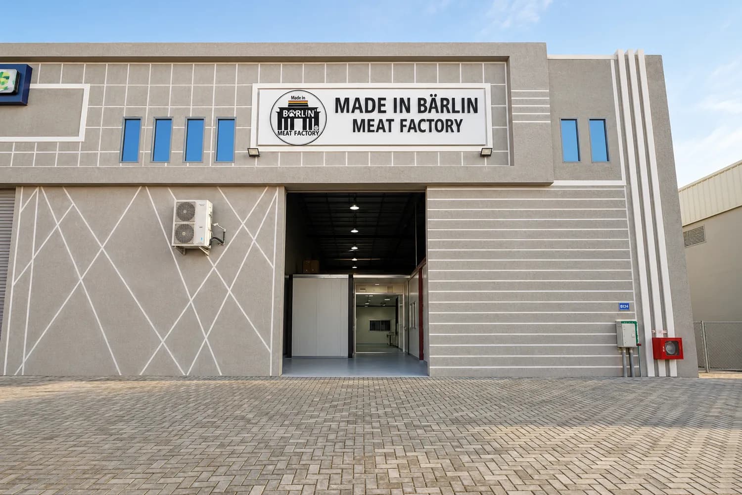 The Barlin Meat Factory building in Umm Al Quwain